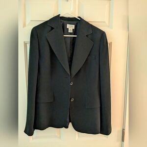 Women's Ann Taylor Loft 2 Button Blazer Black size 6